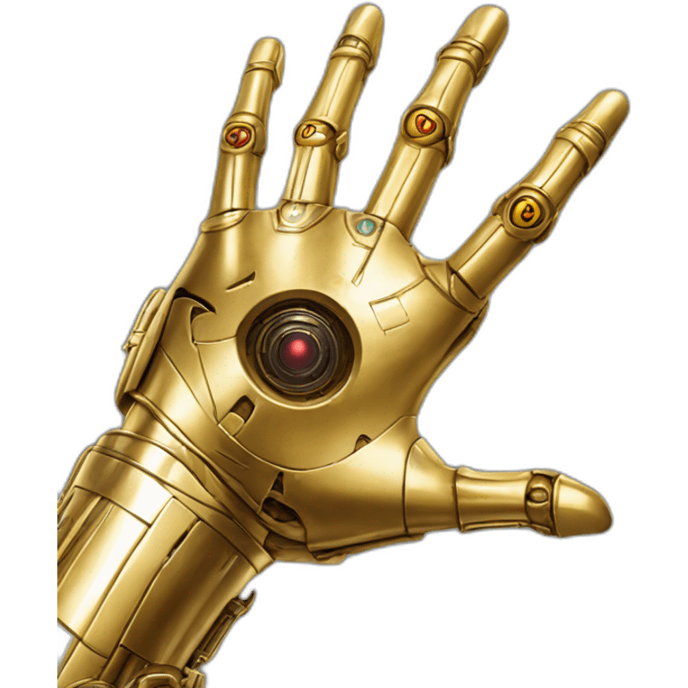 C3PO hand emoji