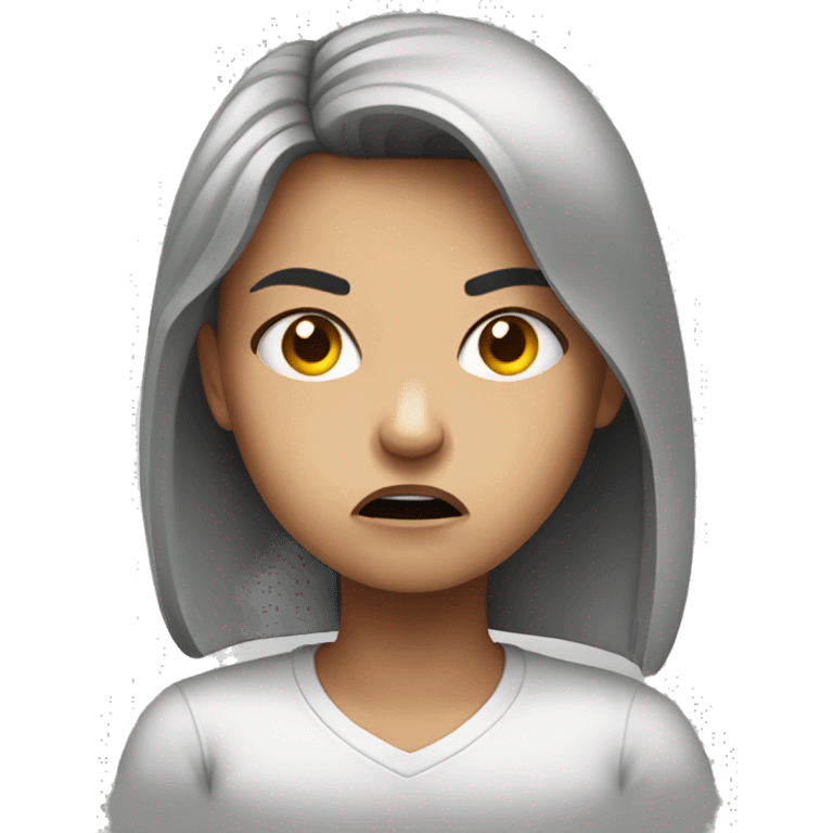 Angry Girl  emoji