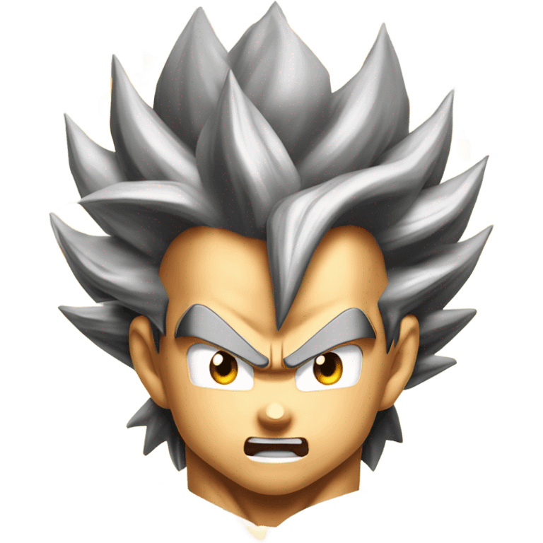 Goku going supersaiyan  emoji