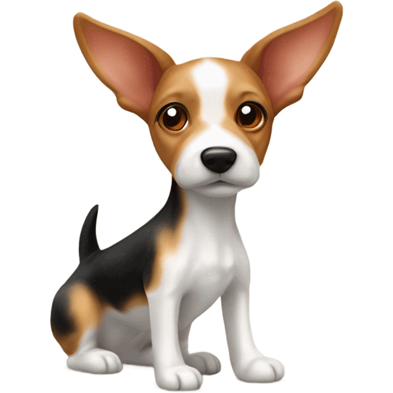 Toy fox terrier dog￼ emoji