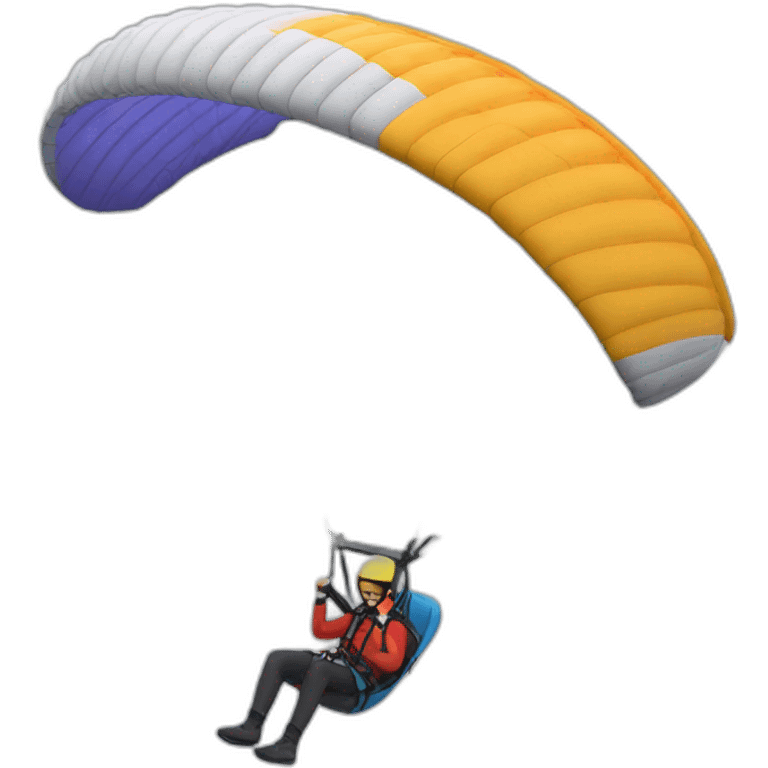 Paragliding emoji