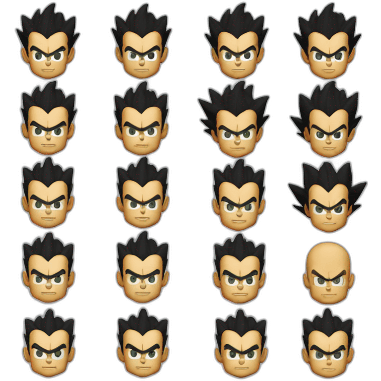 dragon ball vegeta emoji