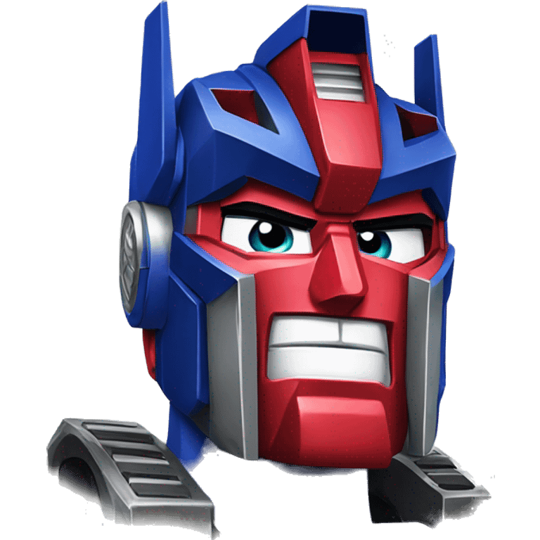 Optimus Prime is evil emoji