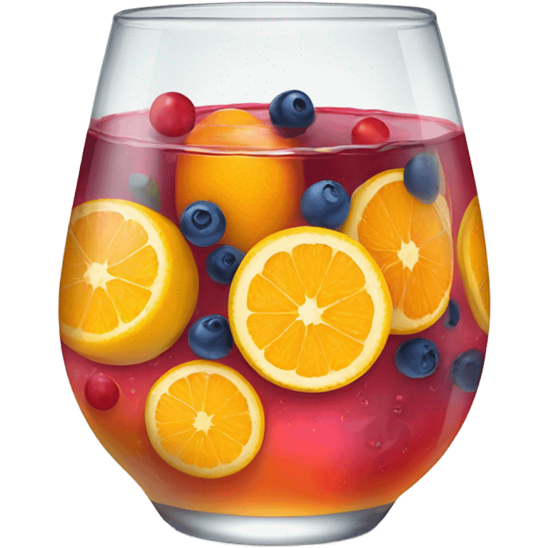 Glass of sangria emoji