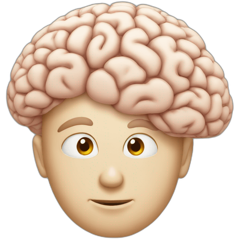 Big brain emoji