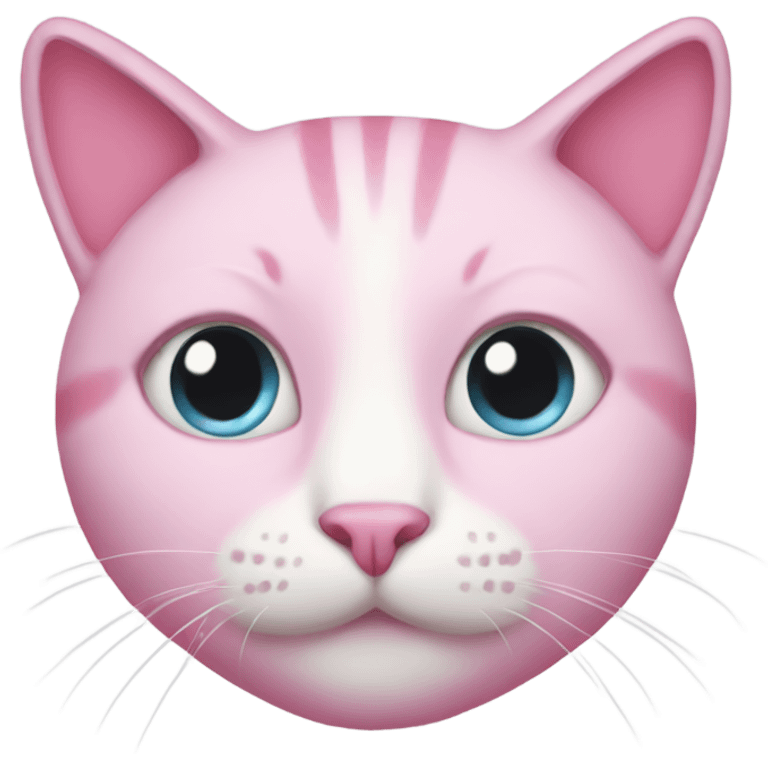 Pink cat emoji