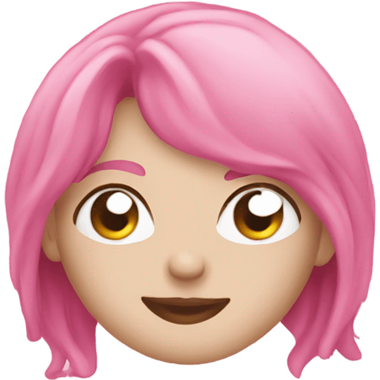 Pink cute stuff emoji