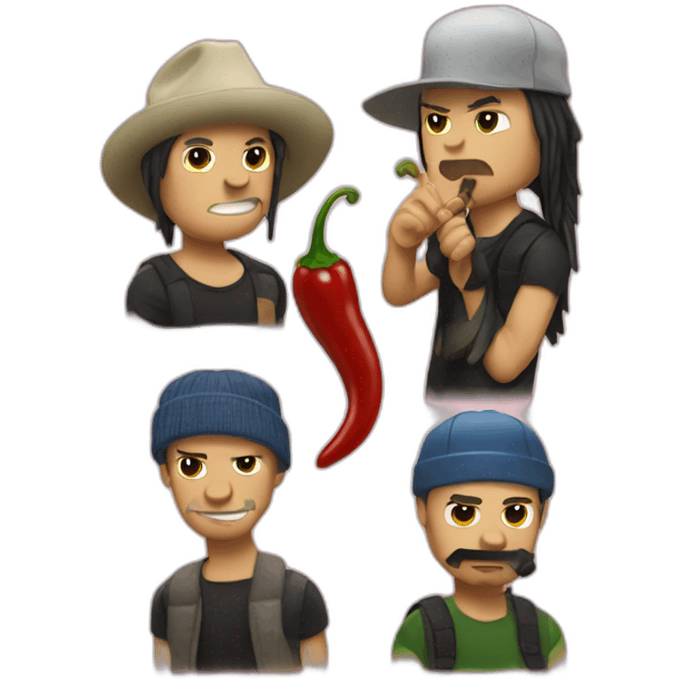 Red Hot chili peppers emoji