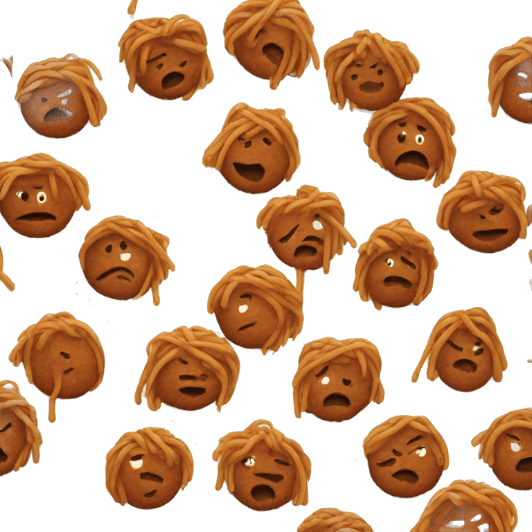 Spaghetti and meatballs  emoji