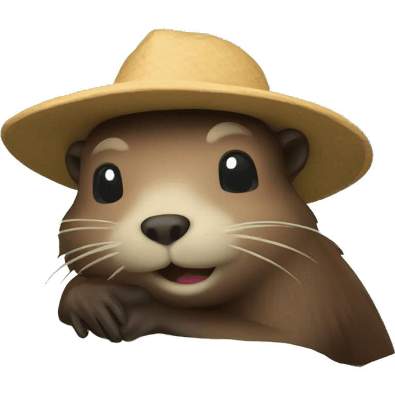 Beaver in Paradise  emoji