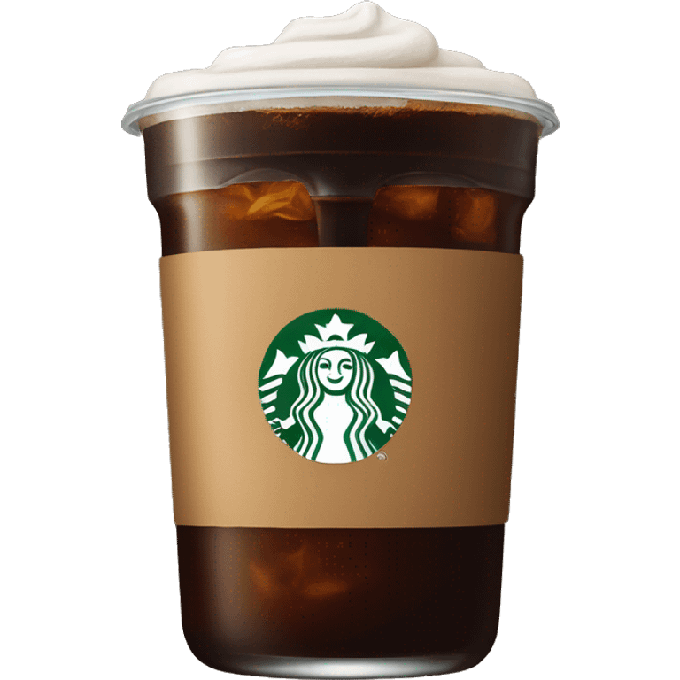 Starbucks cold brew emoji