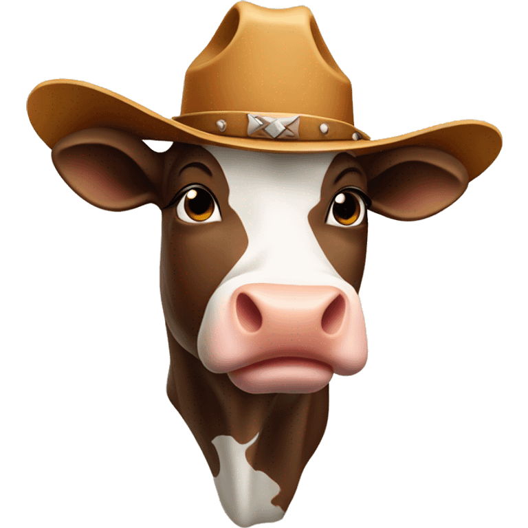 cow with cowboy hat emoji