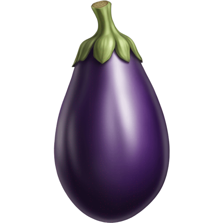 Eggplant with veins emoji