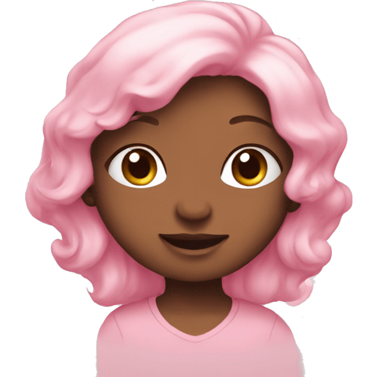 Soft pink cute emoji