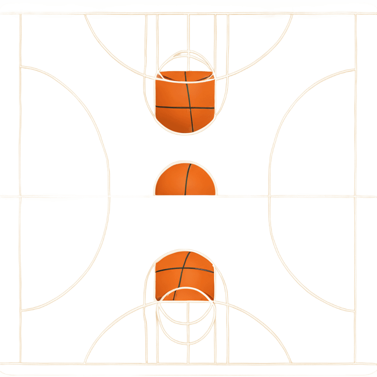 Basketball court emoji