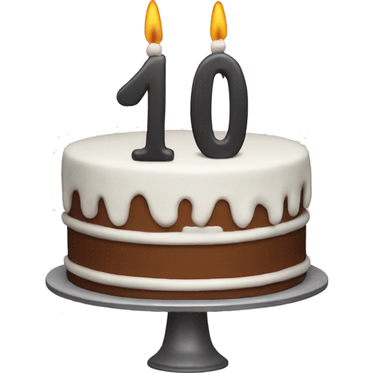 10th anniversay cake emoji