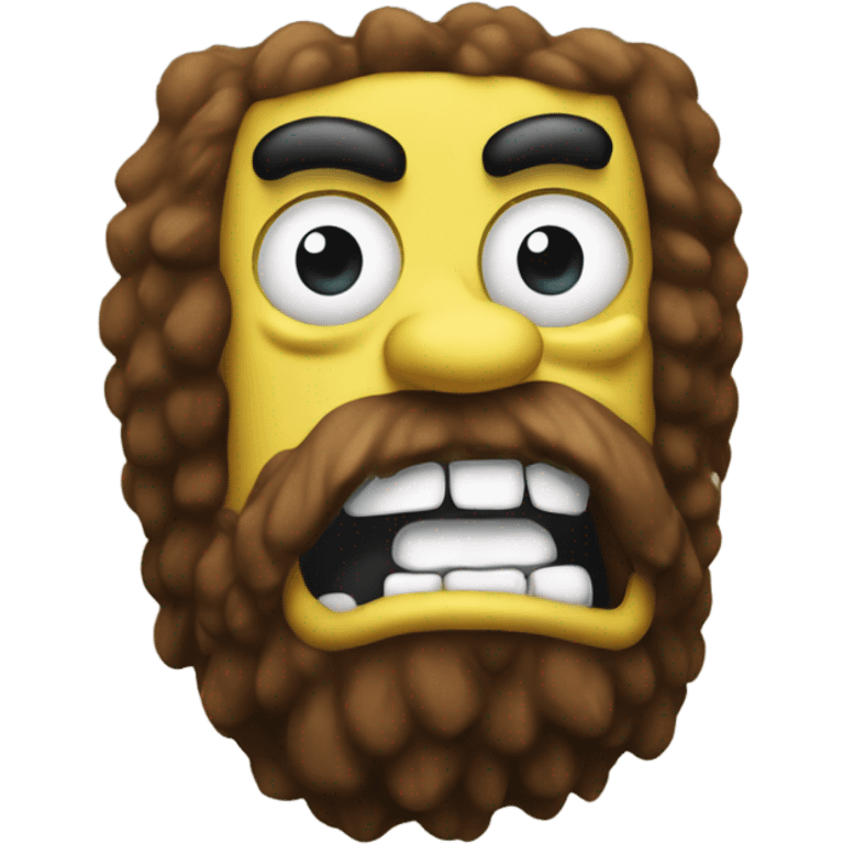 spongebob as caveman emoji