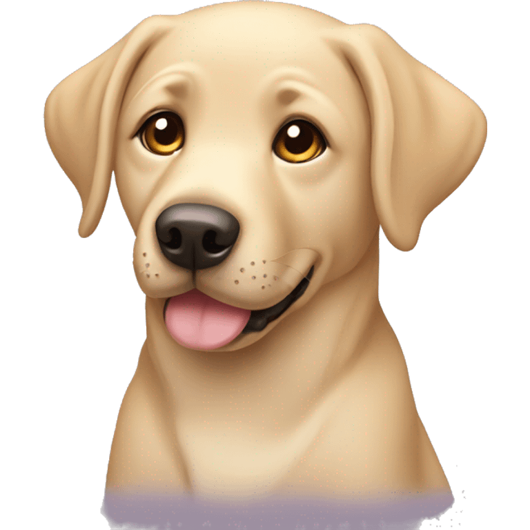 Cute labrador emoji