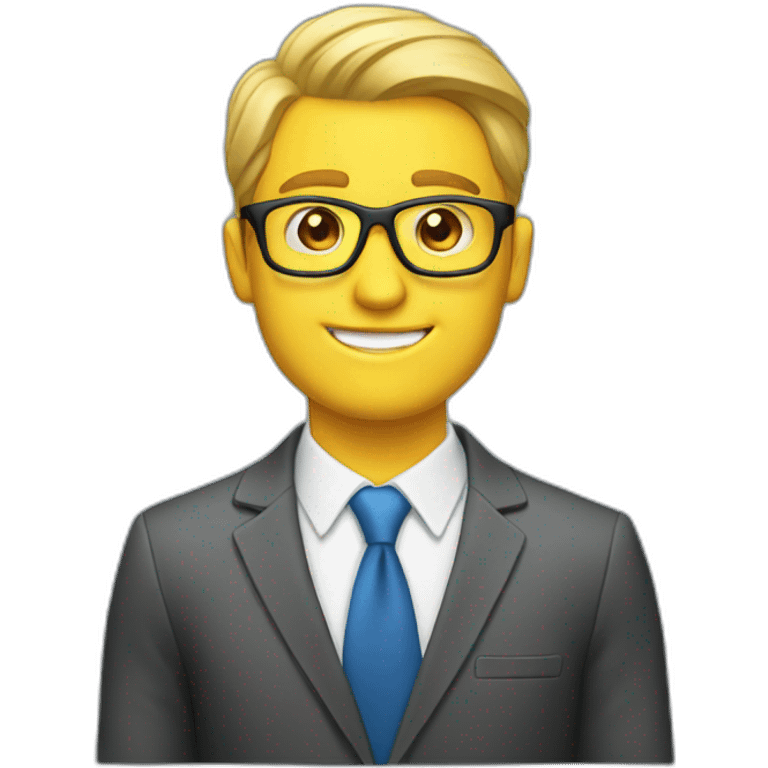 Real estate agent emoji