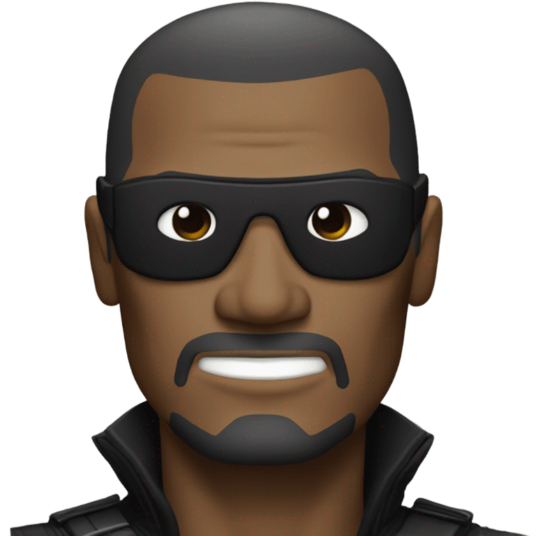 Nick Fury Marvel with patch over one eye emoji