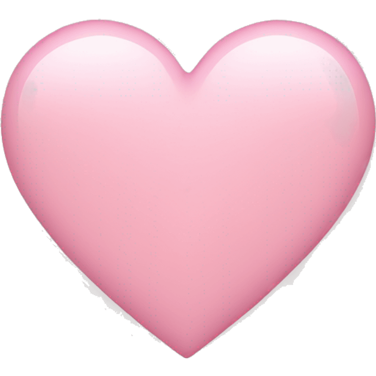 Light pink heart emoji