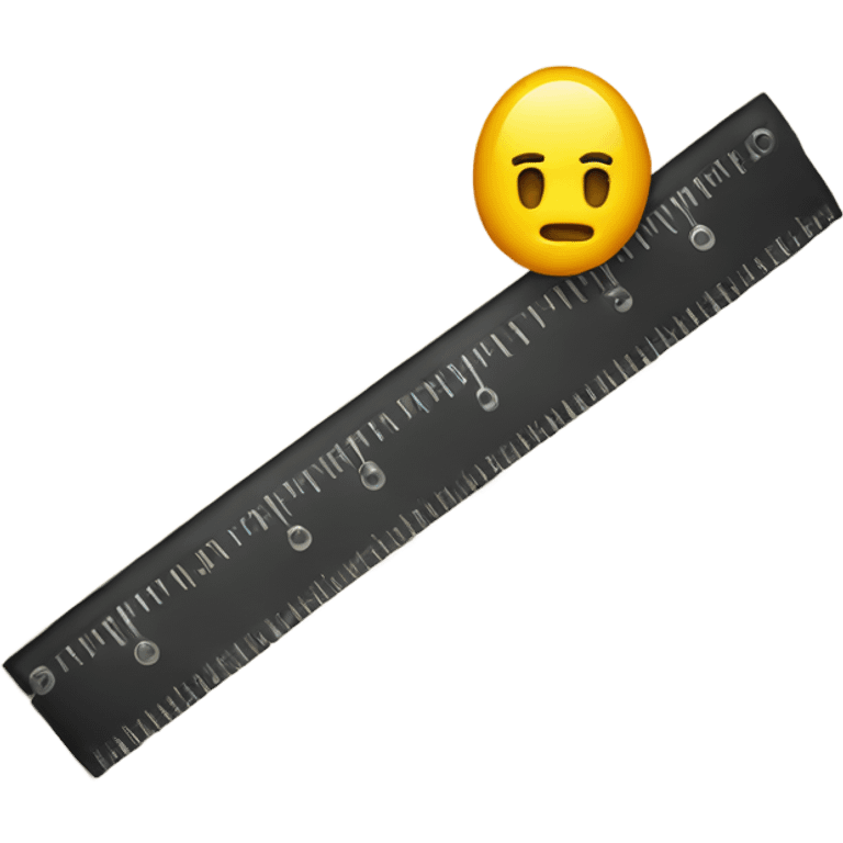 a tongue with a ruler emoji