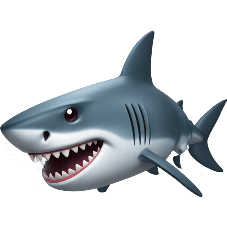 A shark that’s evil and funny  emoji