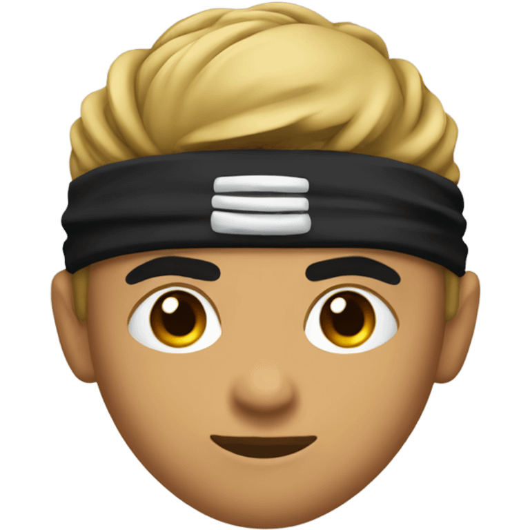 ninja with a low taper fade emoji