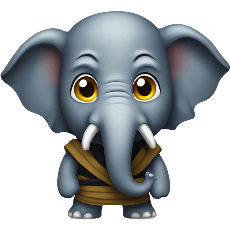 Ninja elephant  emoji