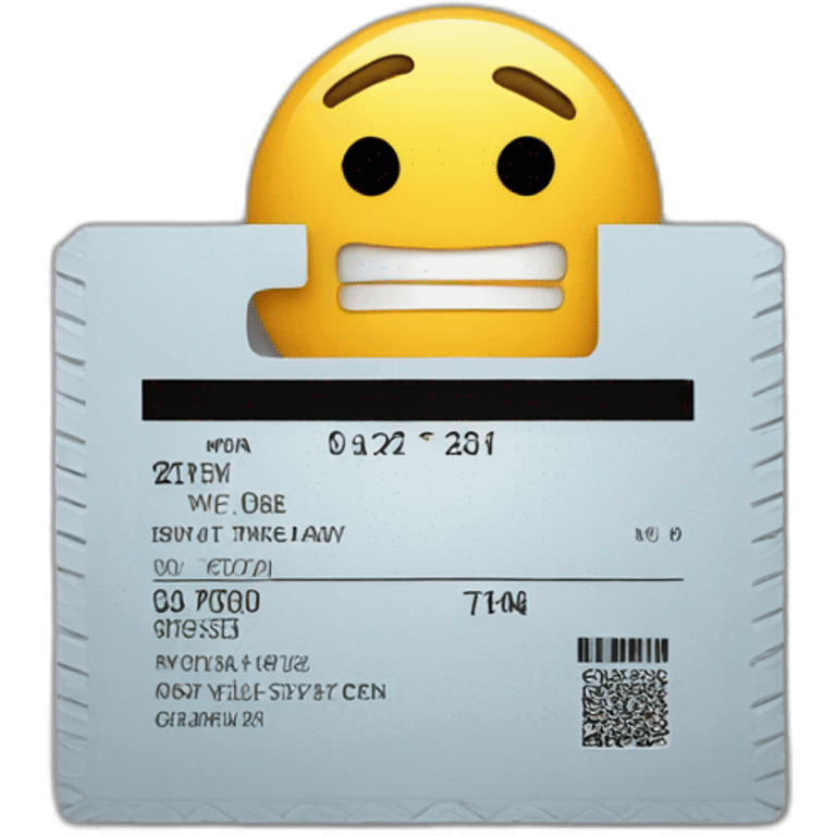 parking ticket emoji