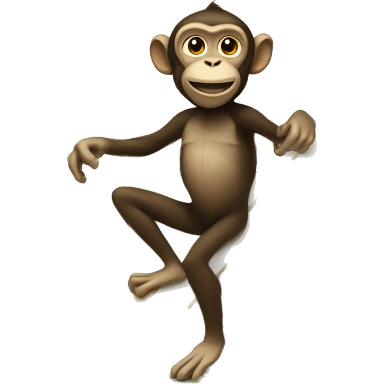 a monkey on a surfboard emoji