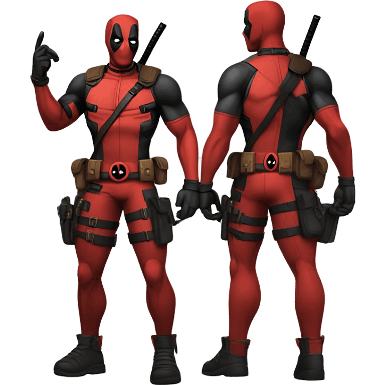 Deadpool fullbody emoji