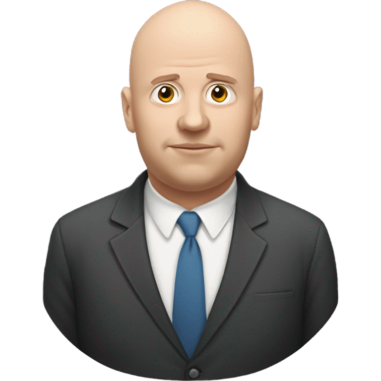 john warren white bald guy fat chubby and egg head emoji