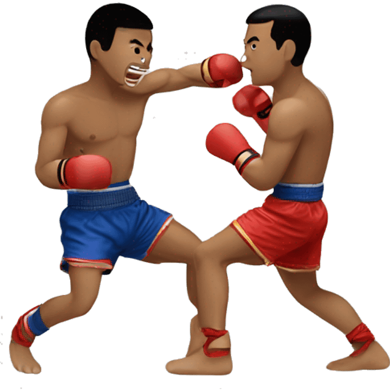 Muay thai match emoji