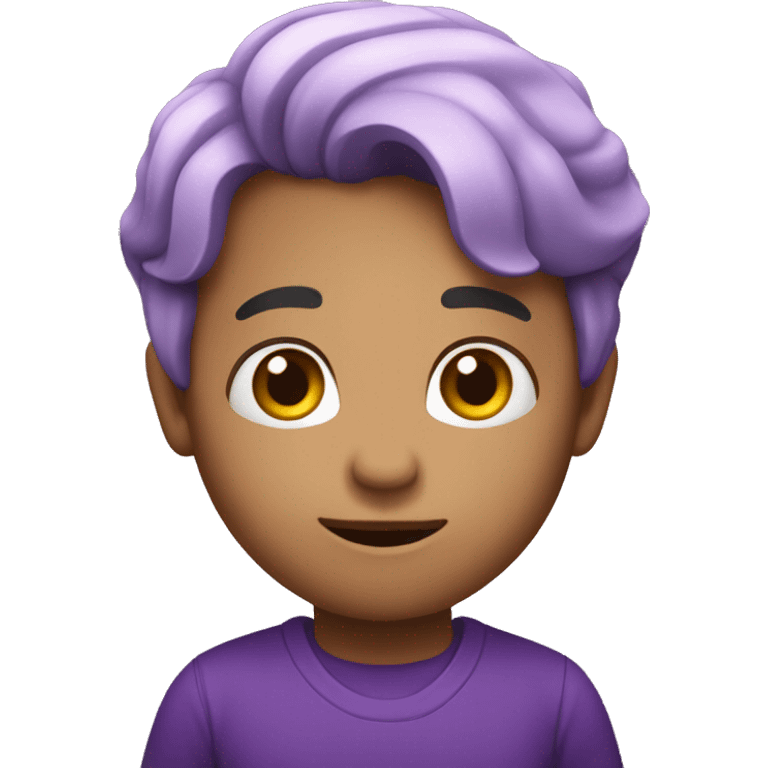 Coração roxo  emoji