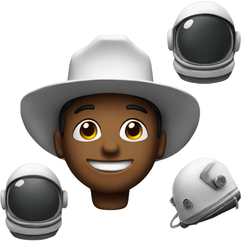 An Astronaut with a cowboy hat emoji