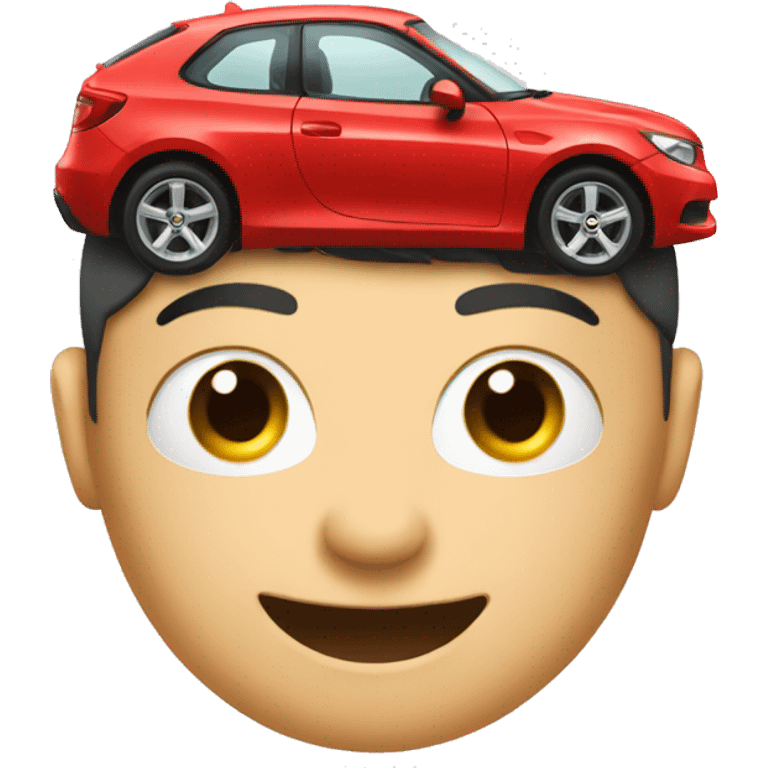 Red colour Car emoji