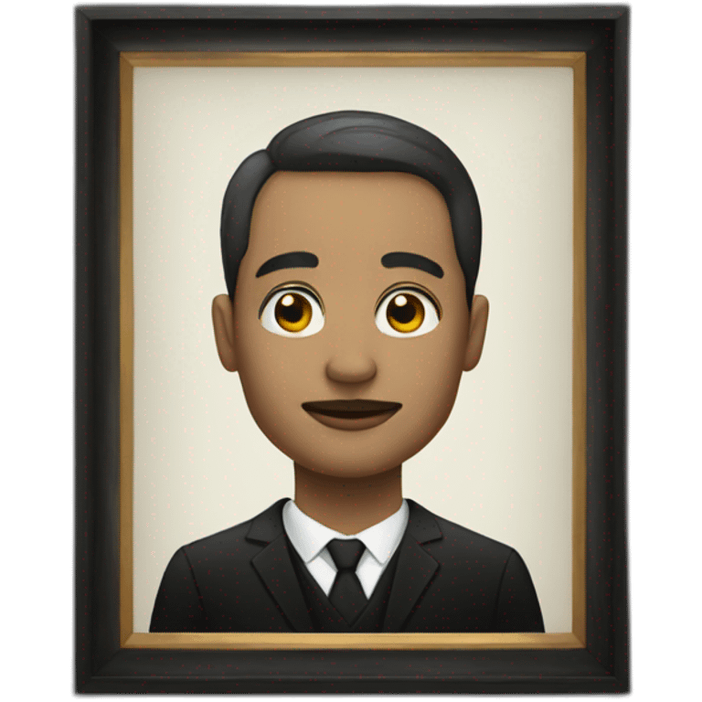 funeral portrait in a frame emoji