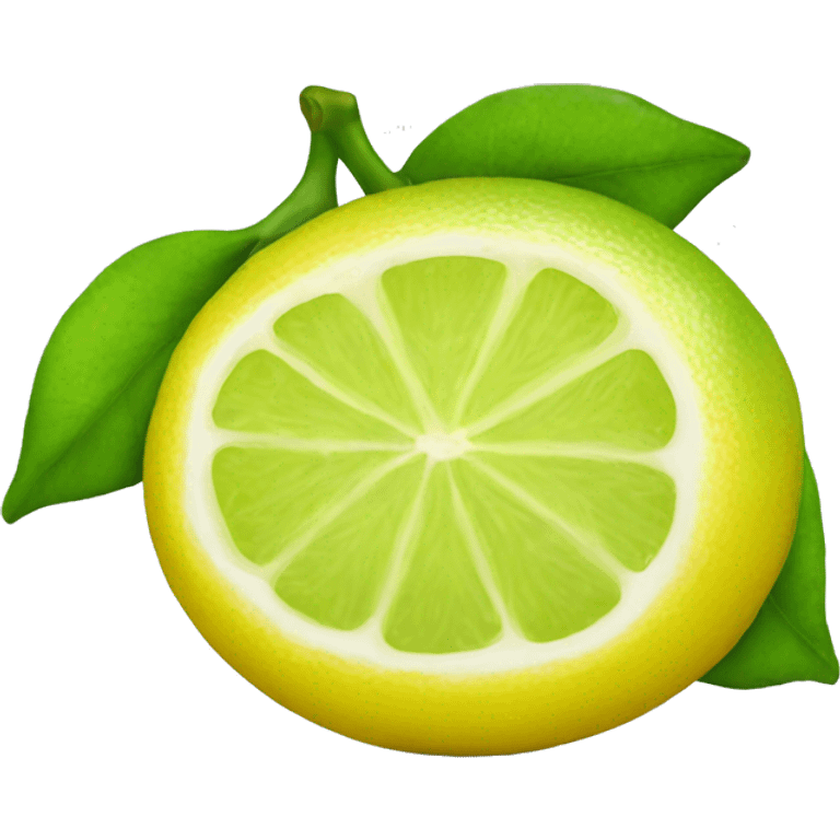 Lemon lime emoji