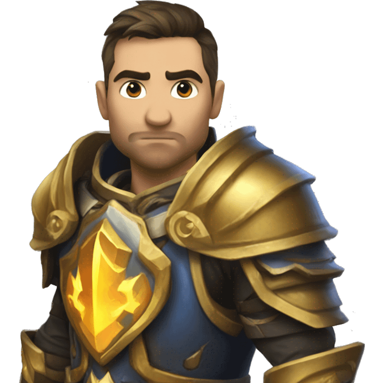 WoW Paladin with Thunderfury emoji