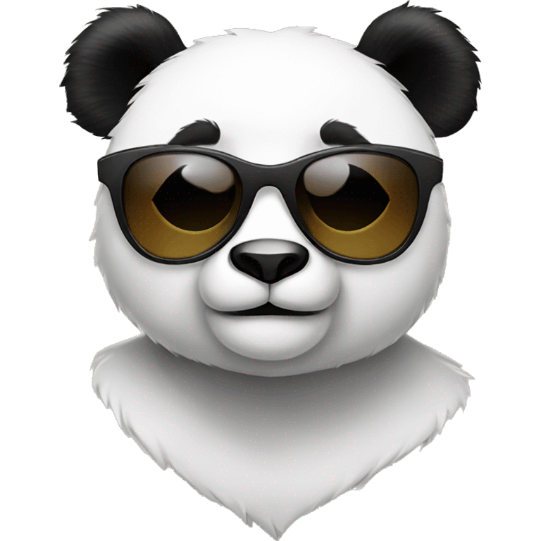 Panda with sunglasses  emoji