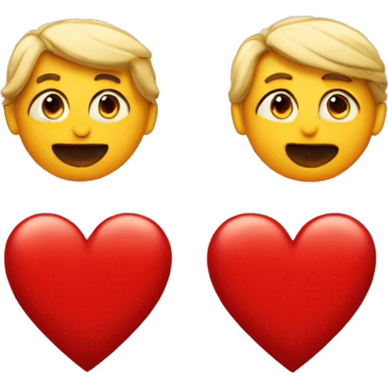 two red hearts emoji