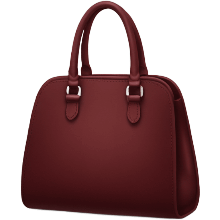 dark red handbag emoji