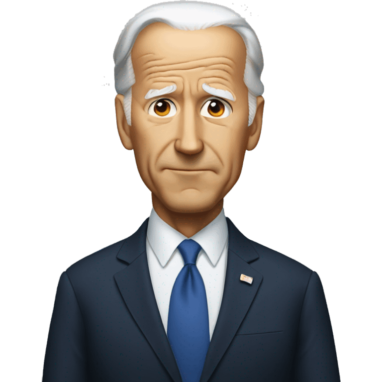 biden serious emoji