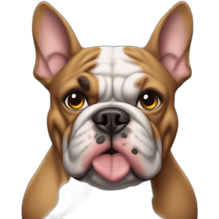 Bulldog ingles disfrazado de batman emoji