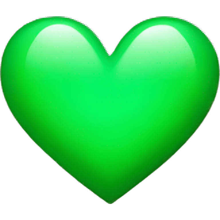 Green heart  emoji