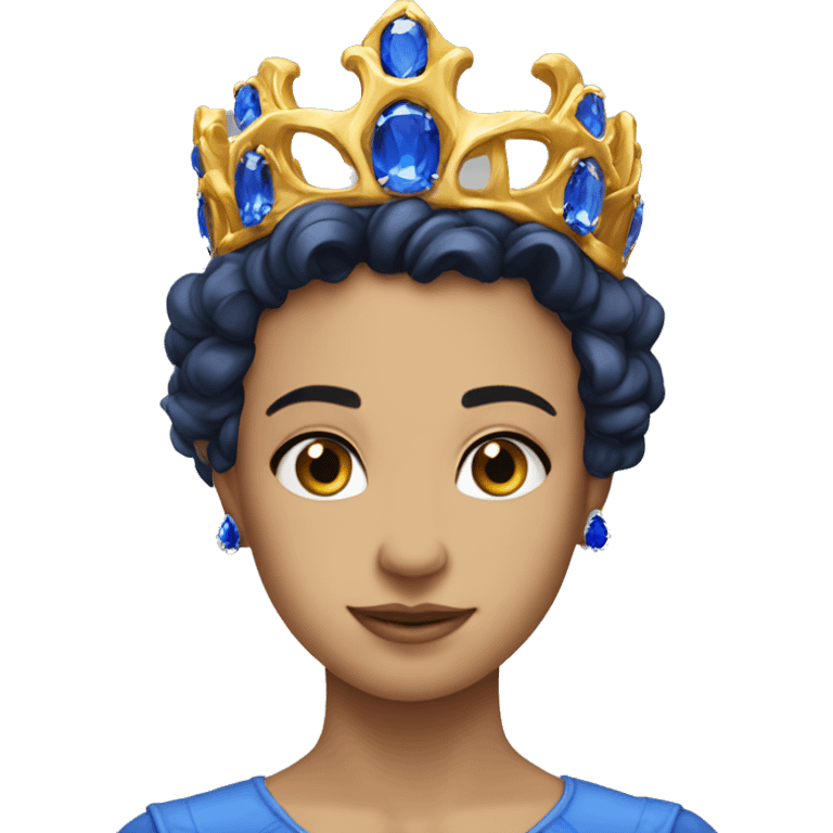 curonne avec plusieurs sapphire emoji