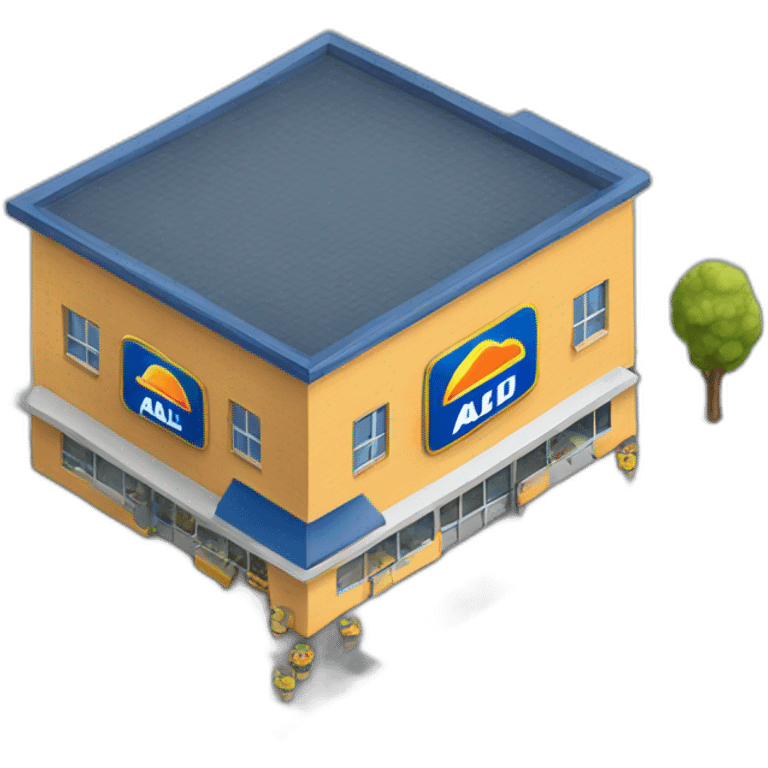 Aldi store emoji