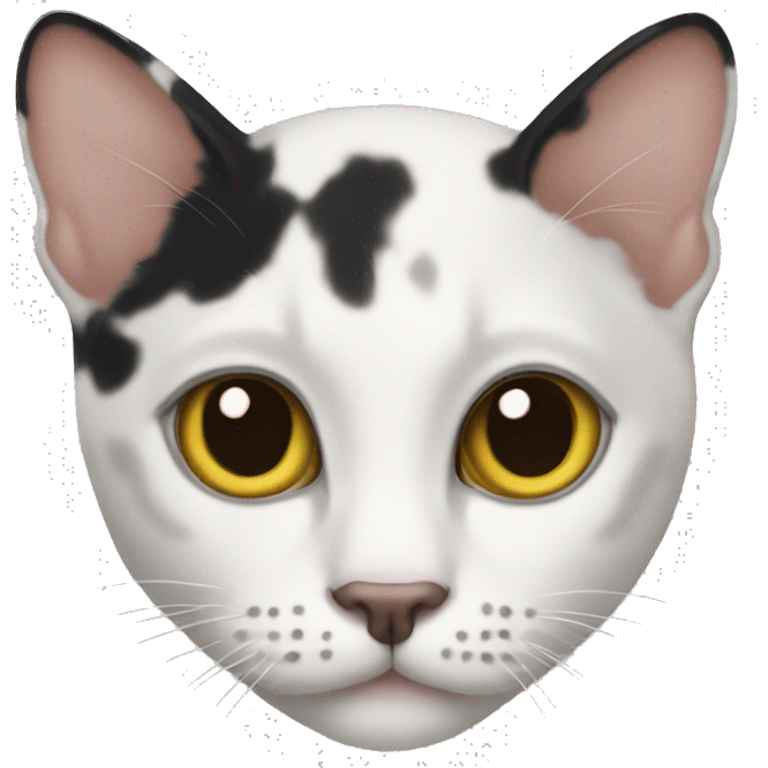 vitiligo cat emoji