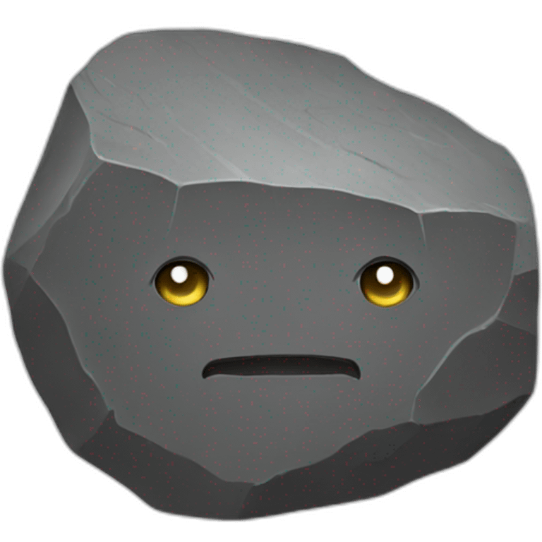 Rock emoji